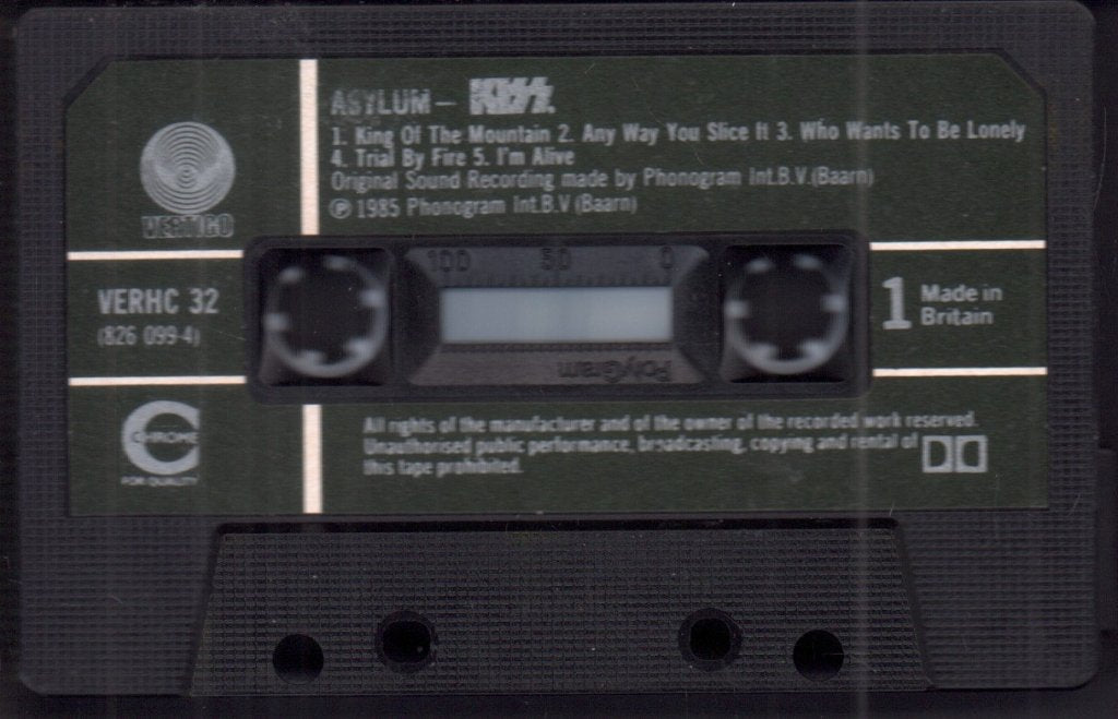Kiss - Asylum - Cassette