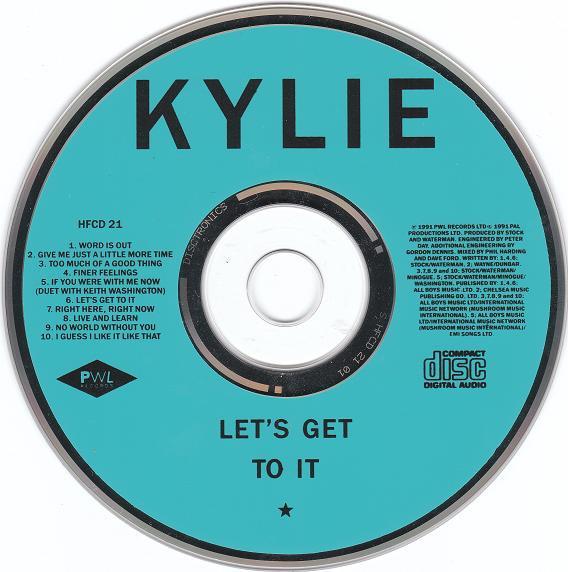 Kylie Minogue - Let's Get To It - Cd