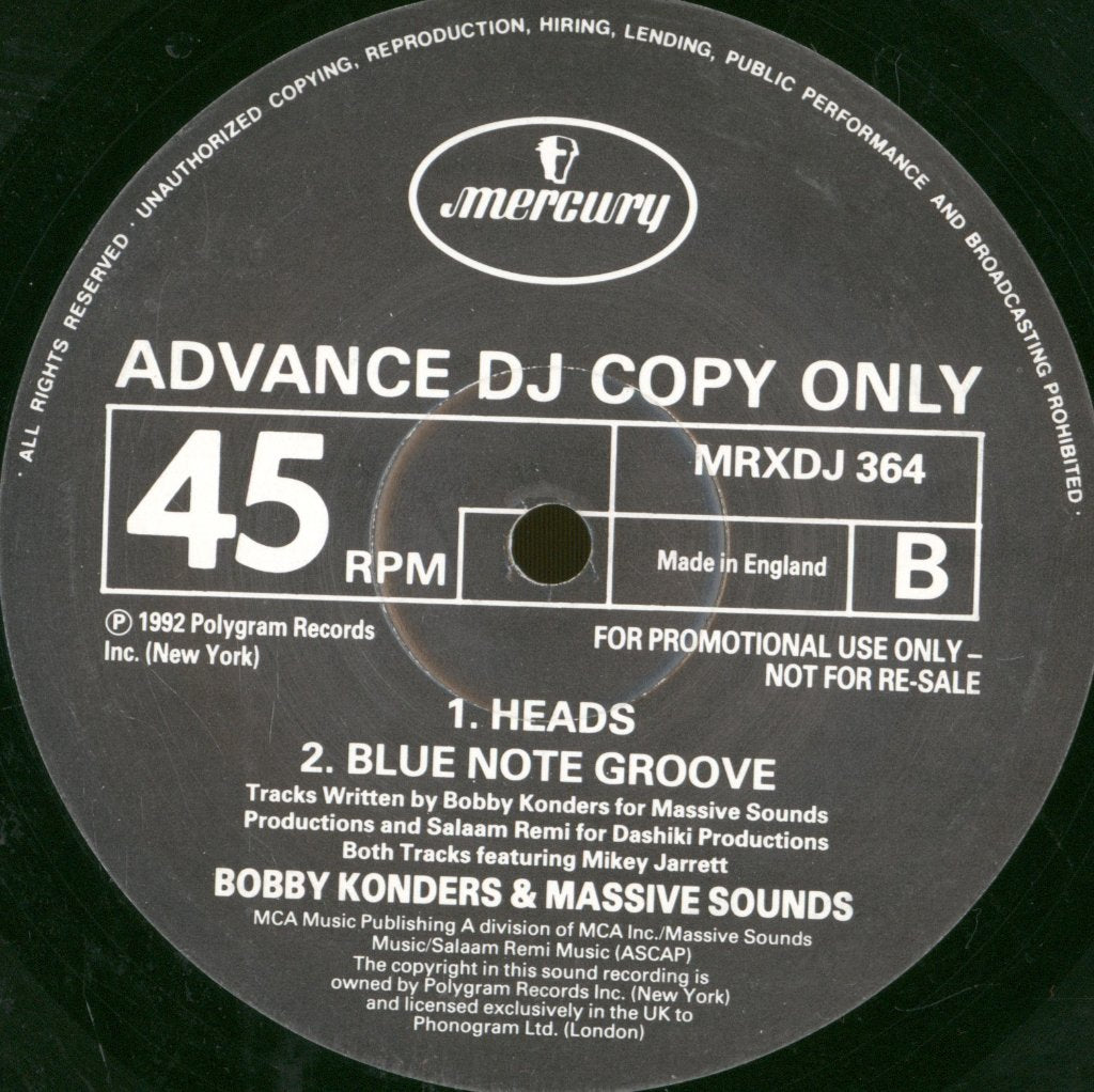 Bobby Konders And Massive Sounds - Mack Daddy - 12 Inch
