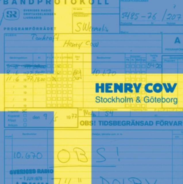 Henry Cow - Stockholm & Goteborg - Double Lp