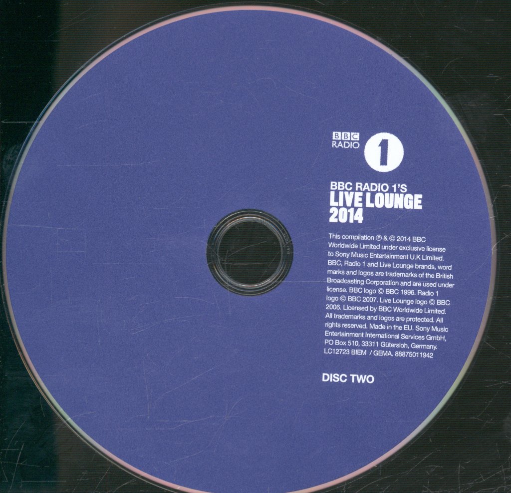 Various Artists - BBC Radio 1's Live Lounge 2014 - Double Cd