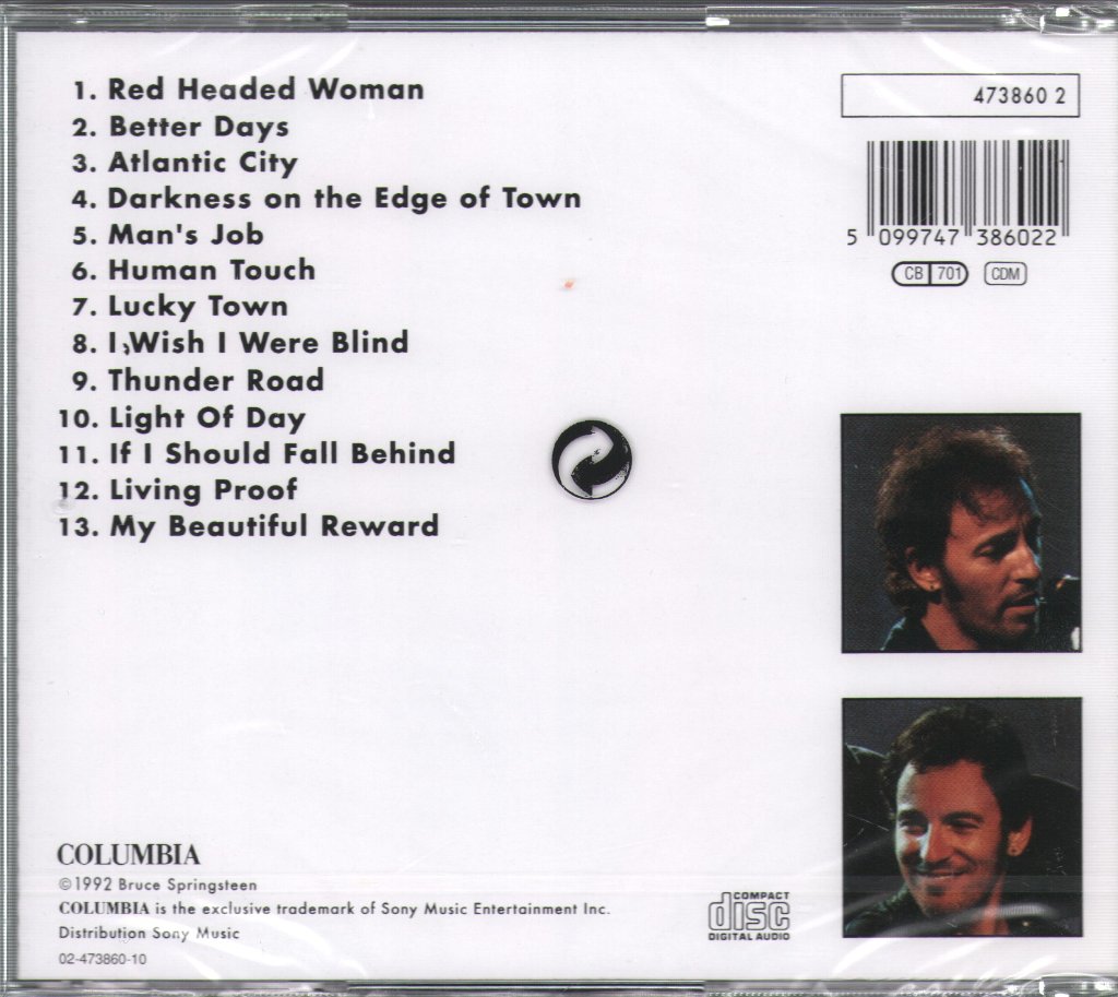 Bruce Springsteen - In Concert Mtv Unplugged - Cd
