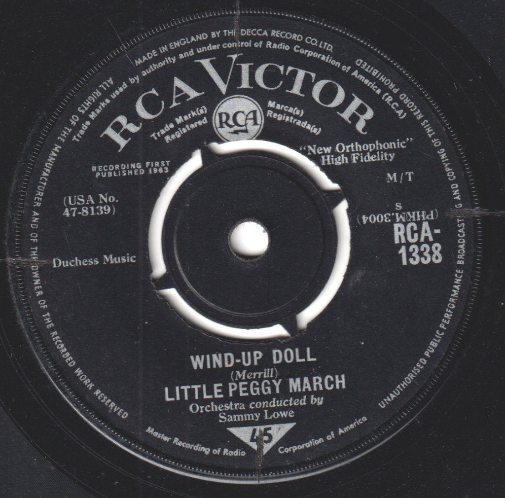 Little Peggy March - I Will Follow Him - 7 Inch