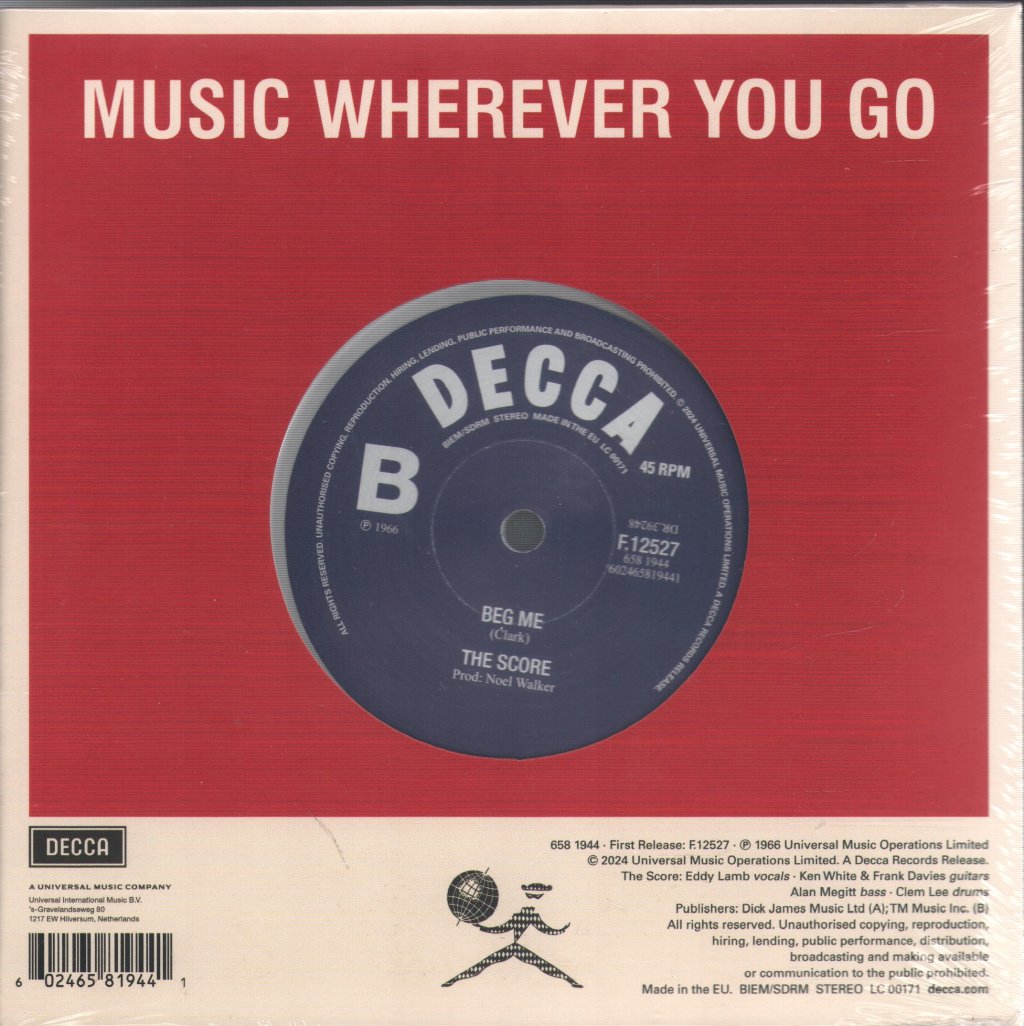 Score - Please Please Me - 7 Inch