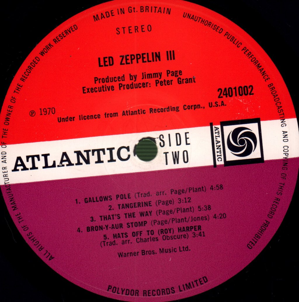 Led Zeppelin - 3 - Lp