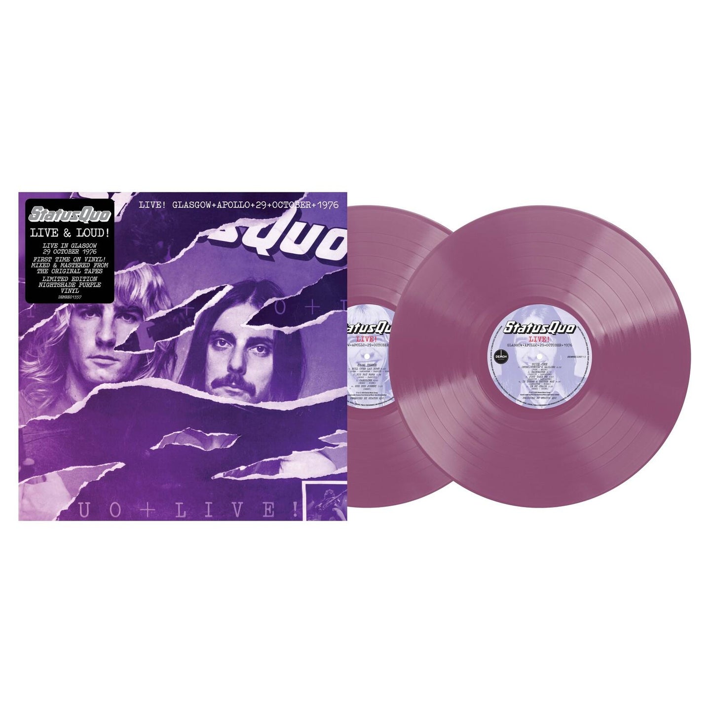 Status Quo - Status Quo, 29th October 1976 Live! - 50th Anniversary Purple Vinyl Edition - Double Lp