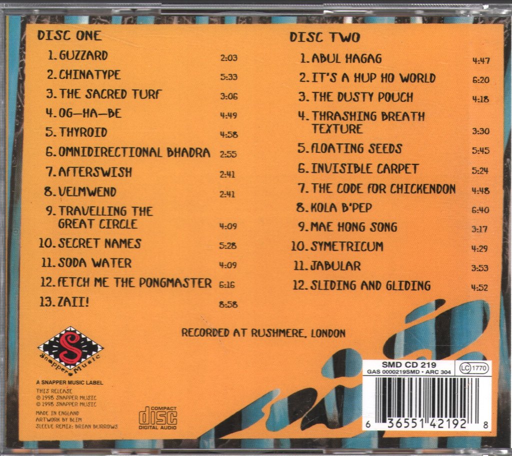 Ozric Tentacles - Afterswish - Double Cd
