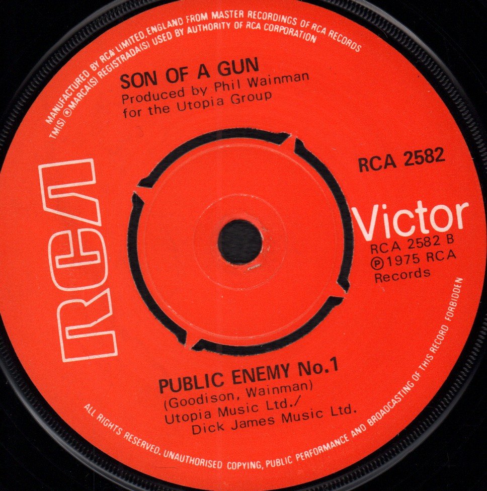 Son Of A Gun - Man Of My Word - 7 Inch