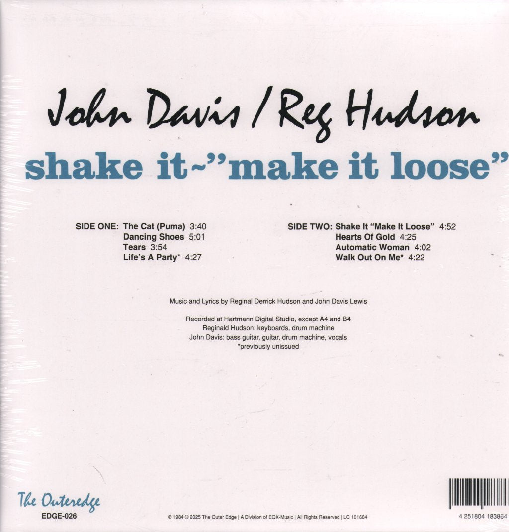 J.D. (Puma) Lewis - Shake It - "Make It Loose" - Lp