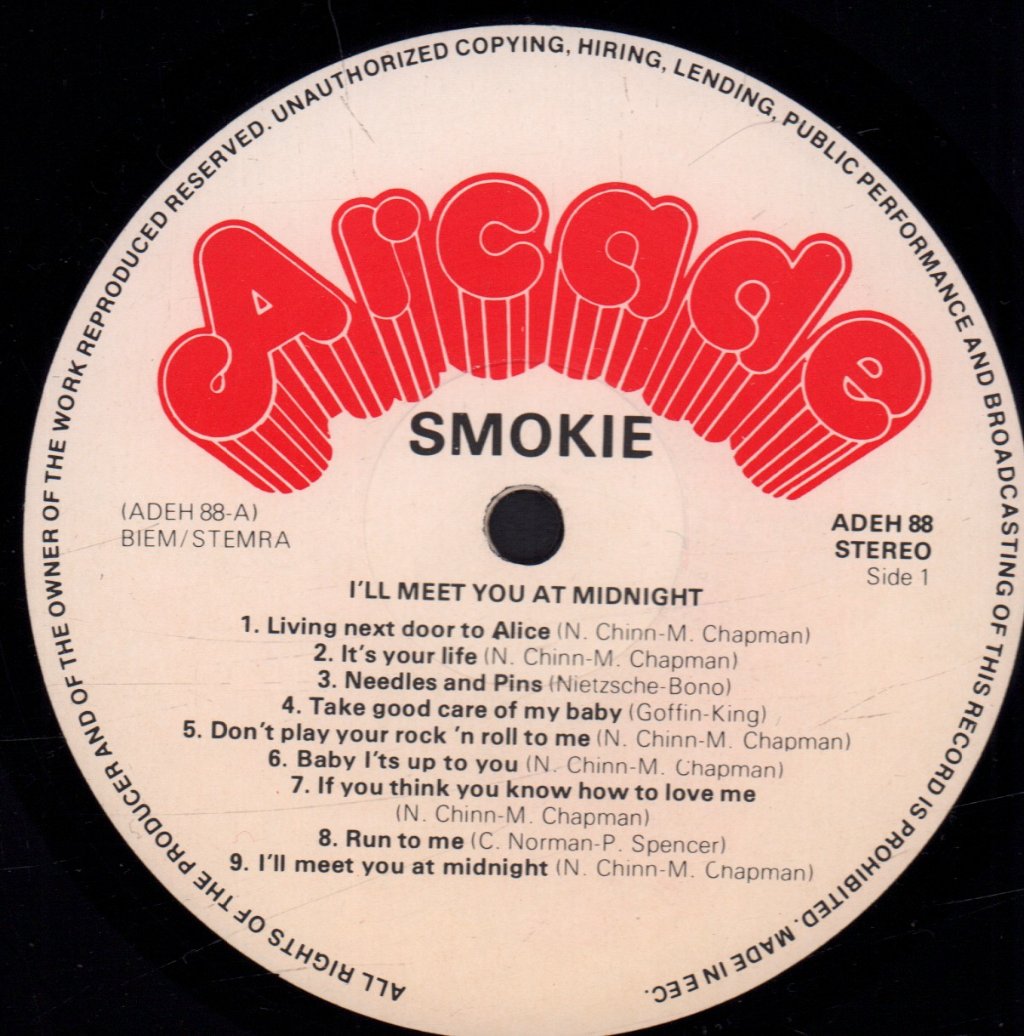 Smokie - I'll Meet You At Midnight - Lp