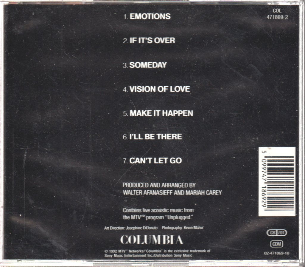 Mariah Carey - MTV Unplugged EP - Cd