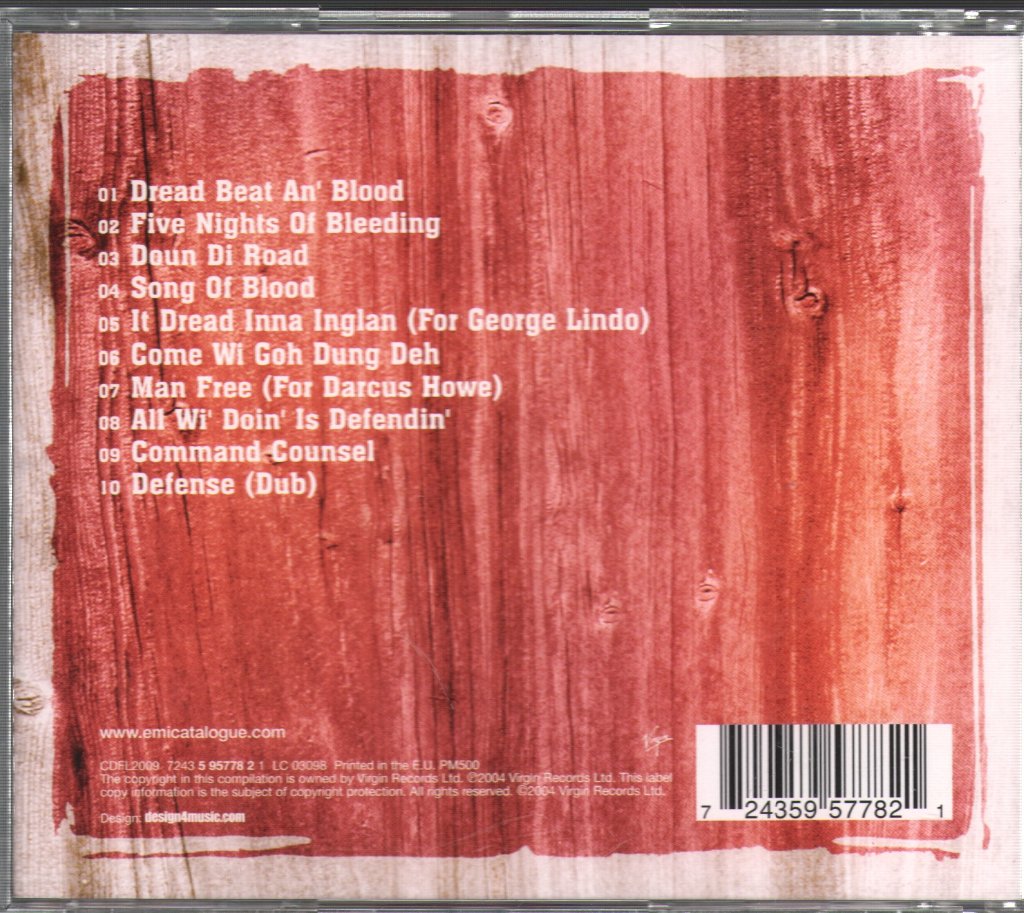 Poet And The Roots - Dread Beat An' Blood - Cd
