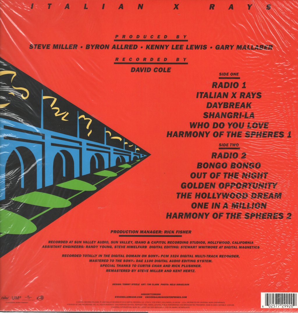 Steve Miller Band - Italian X Rays - Lp