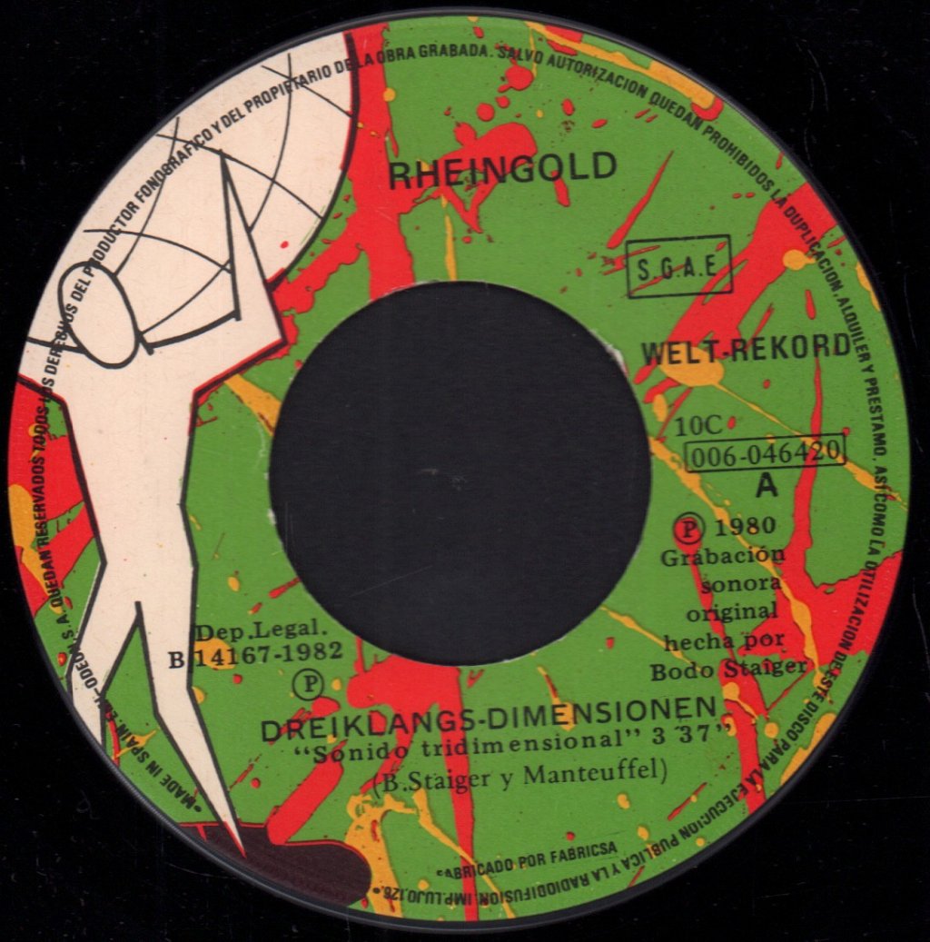 Rheingold - Sonido Tridimensional - 7 Inch