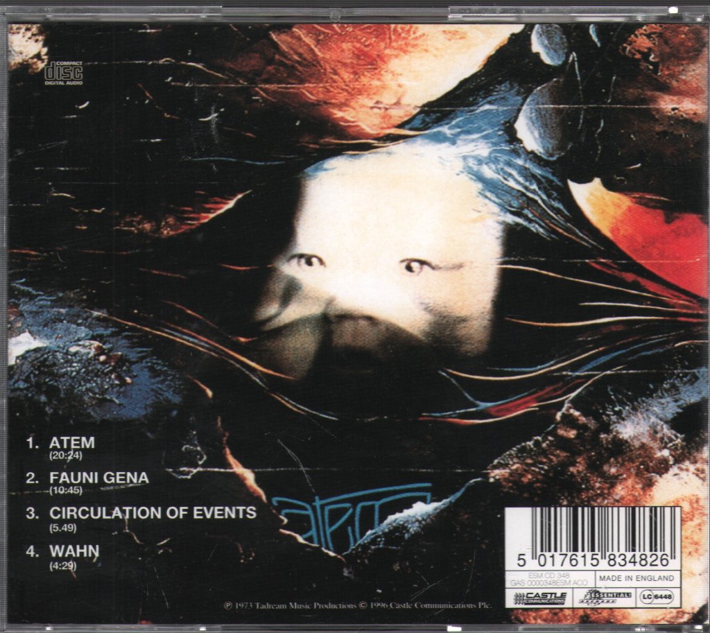 Tangerine Dream - Atem - Cd