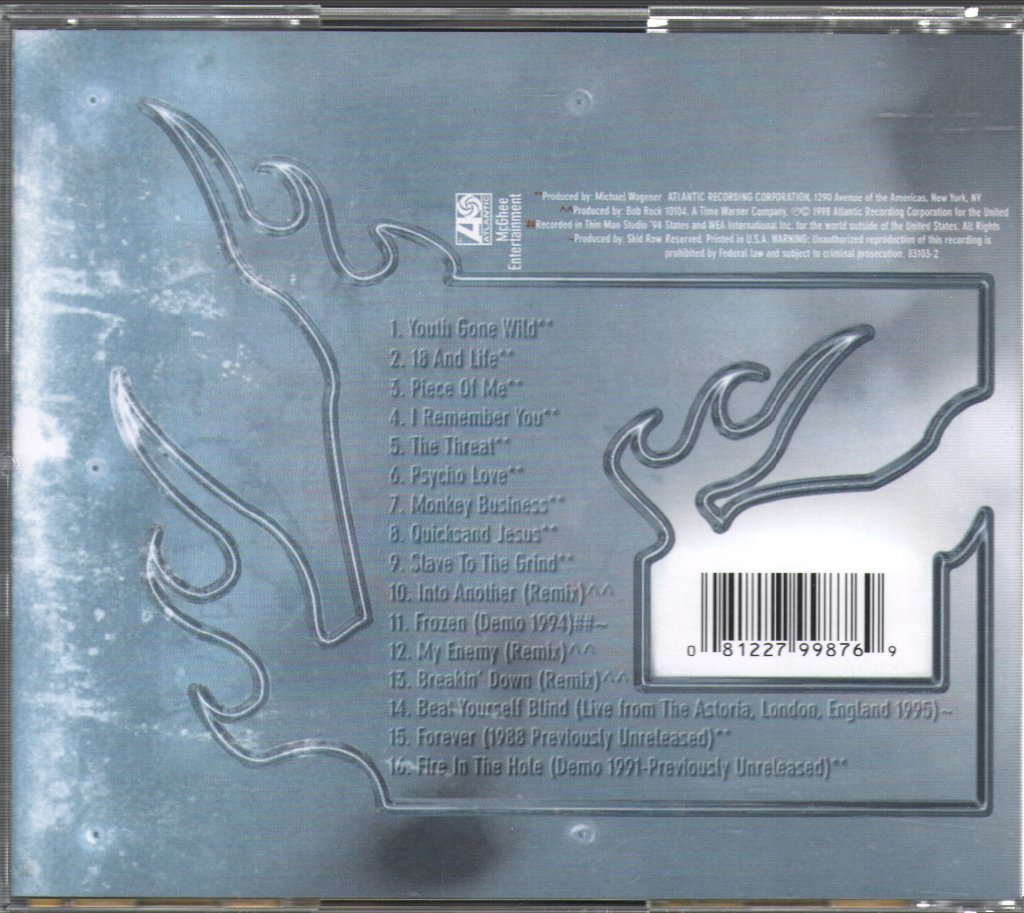 Skid Row - 40 Seasons: The Best Of Skid Row - Cd