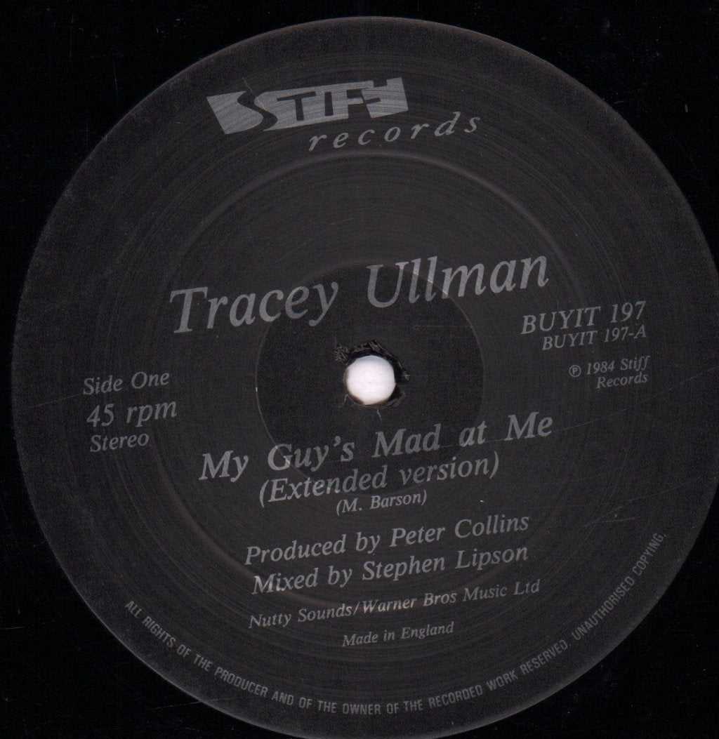 Tracey Ullman - My Guy's Mad At Me - 12 Inch