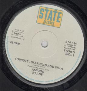 Amigos O'lane - Ardiles And Villa - 7 Inch