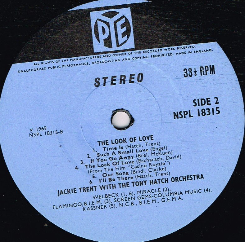 Tony Hatch Orchestra - Look Of Love - Lp