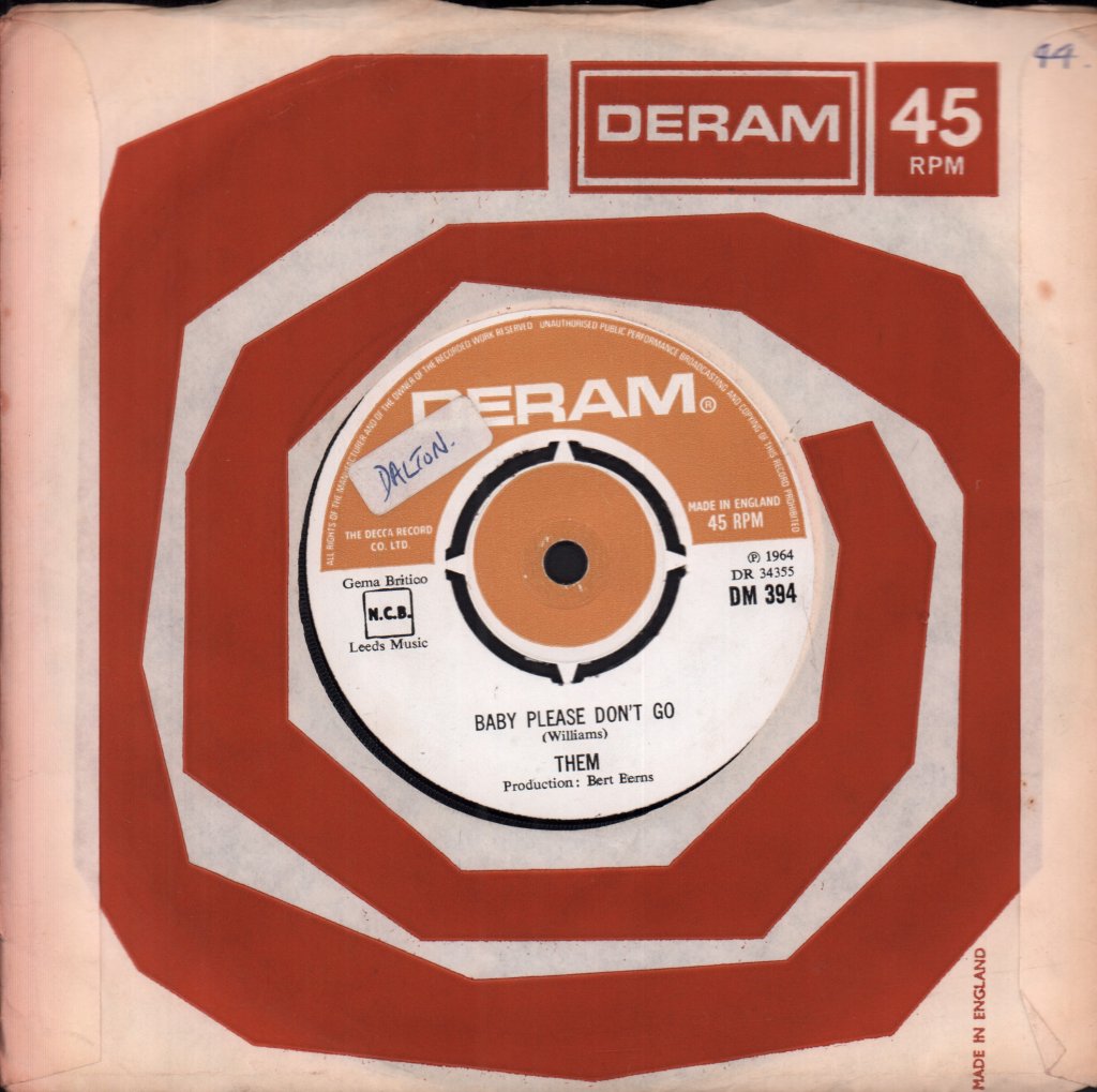 Them - Baby Please Don't Go - 7 Inch