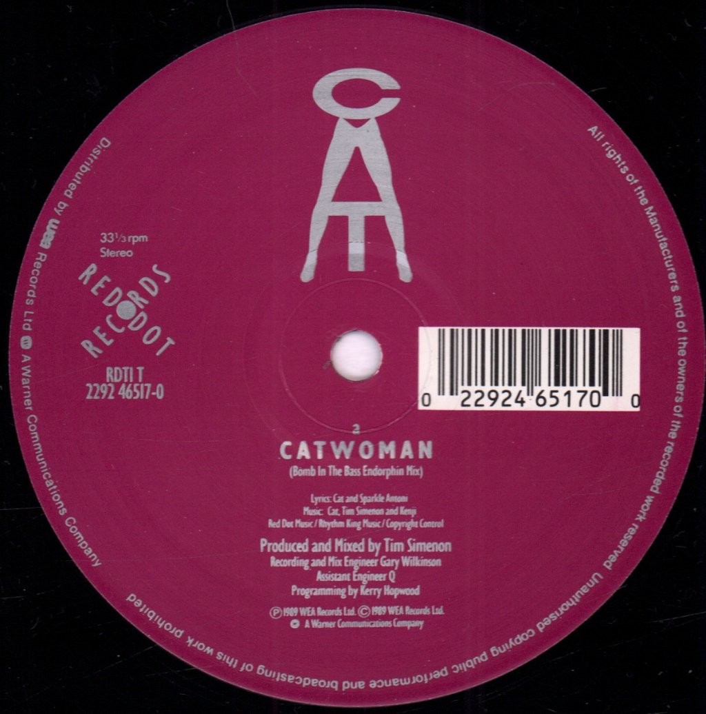 Cat (Prince Related Singer) - Cat Woman - 12 Inch