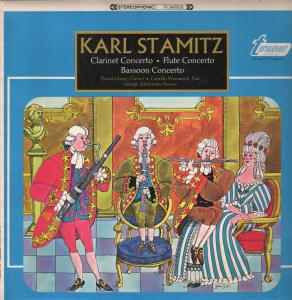 David Glazer / Camillo Wanausek / George Zukerman - Karl Stamitz - Clarinet Conerto / Flute Concerto - Lp