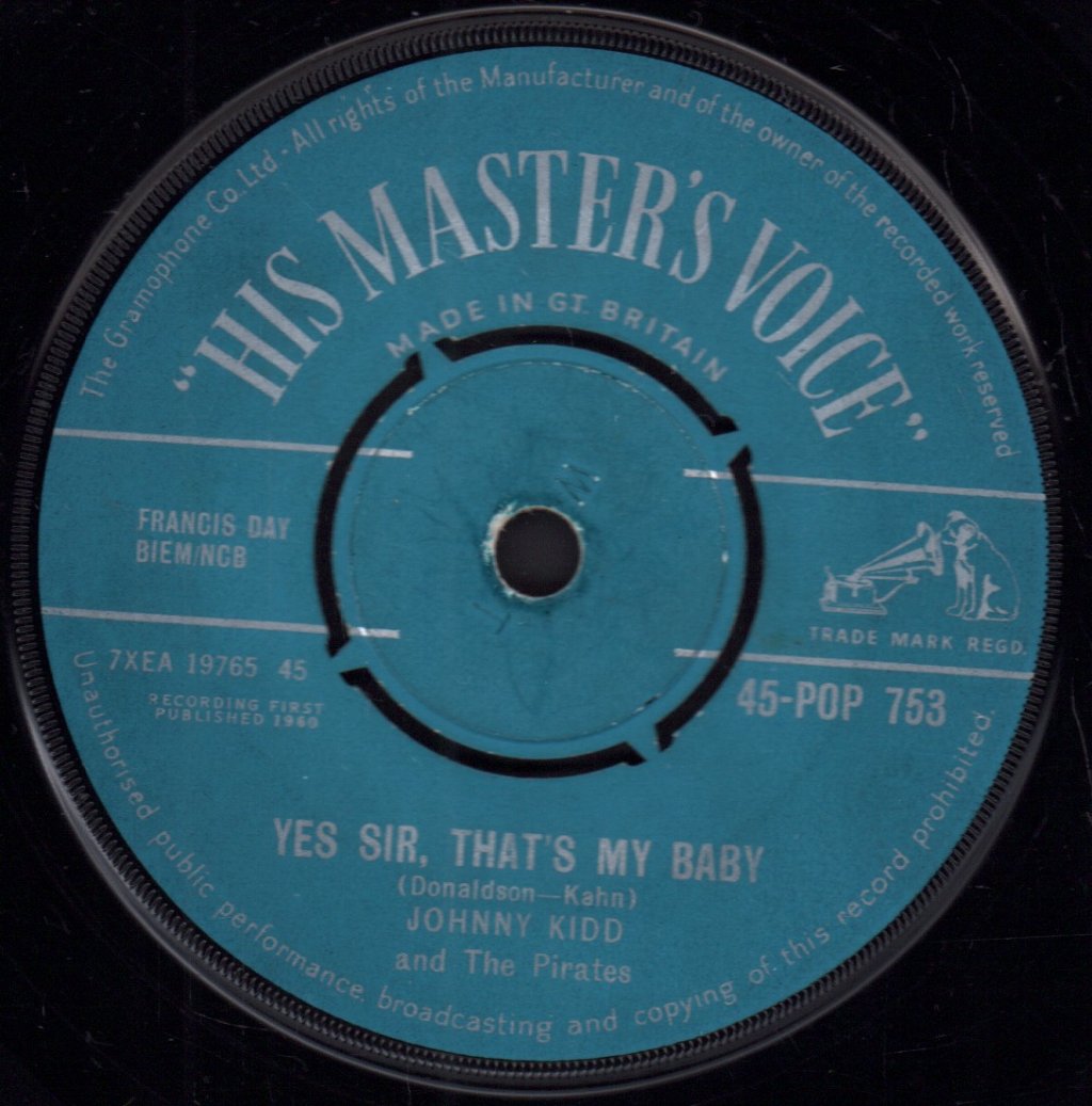 Johnny Kidd And The Pirates - Shakin' All Over - 7 Inch
