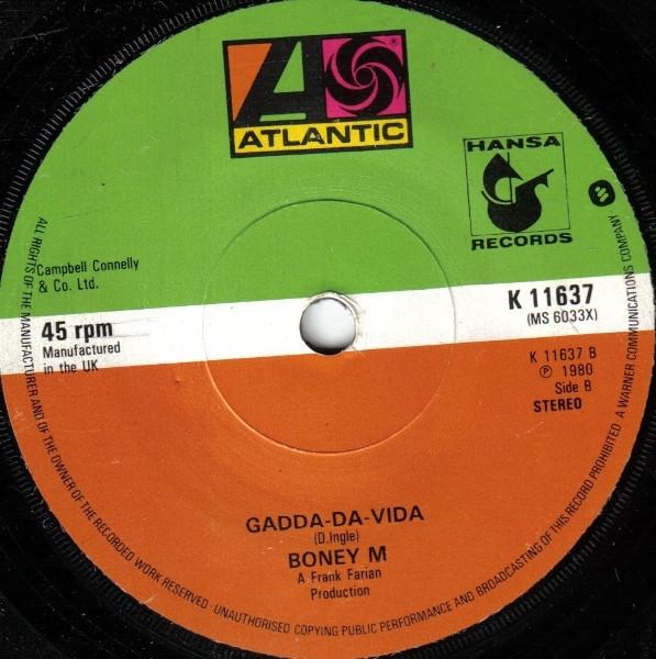 Boney M - Children Of Paradise / Gadda-Da-Vida - 7 Inch