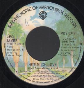 Leo Sayer - How Much Love - 7 Inch