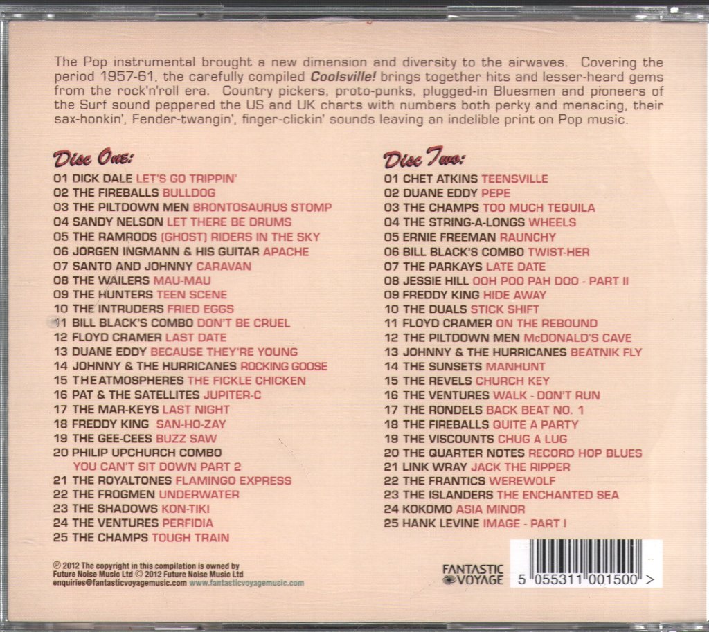 Various Artists - Coolsville! - Double Cd