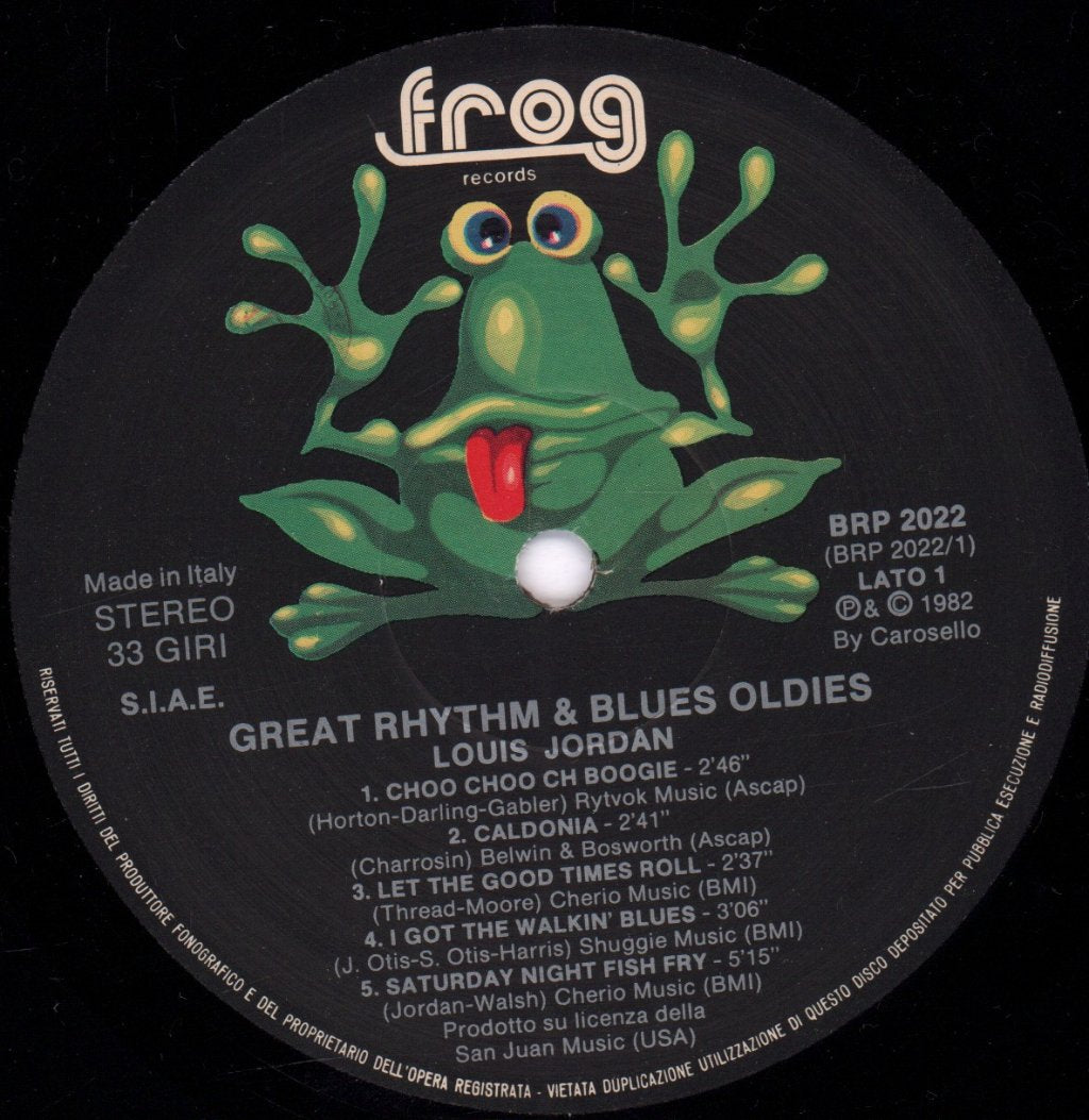 Louis Jordan - Great Rhythm & Blues Oldies - Lp