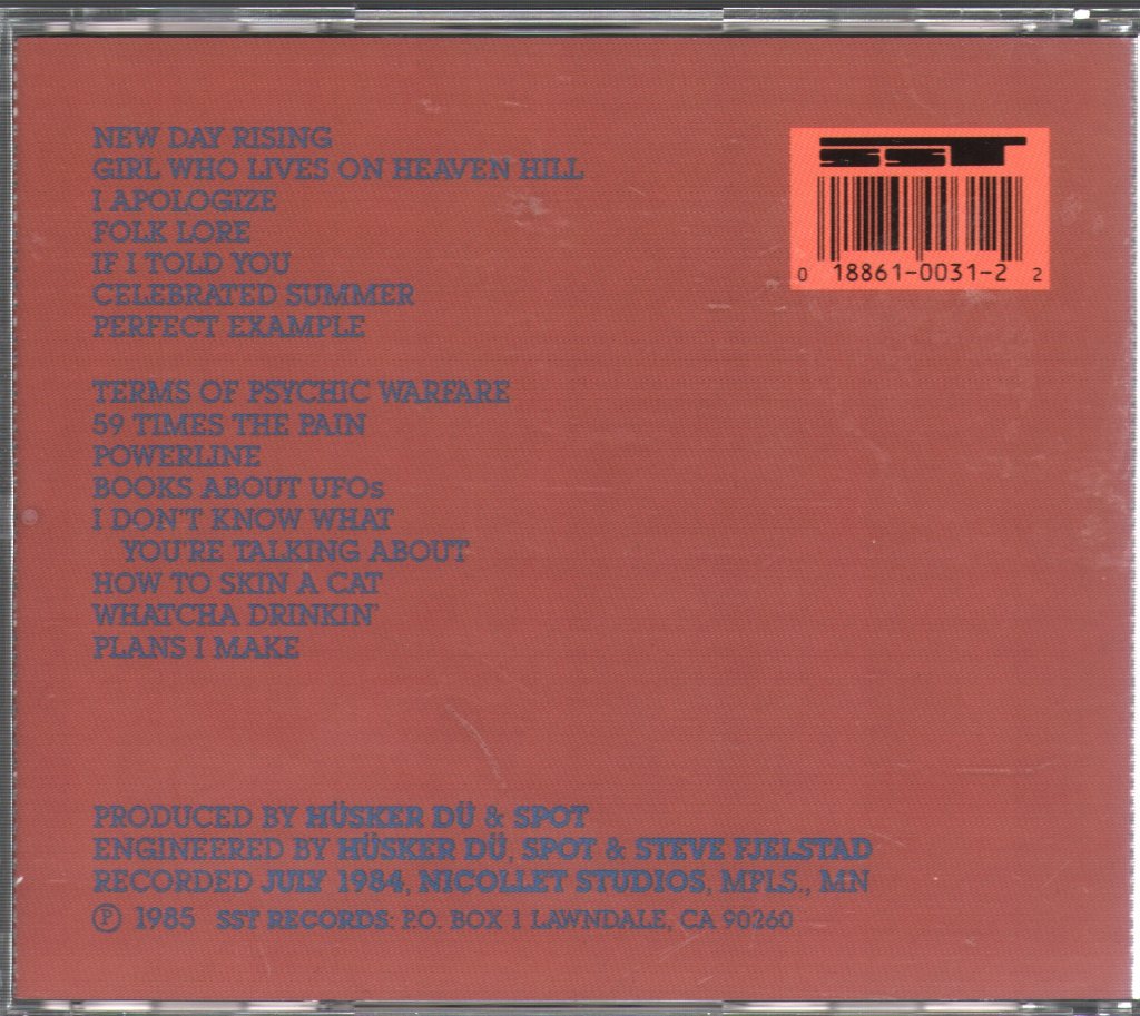 Hüsker Dü - New Day Rising - Cd