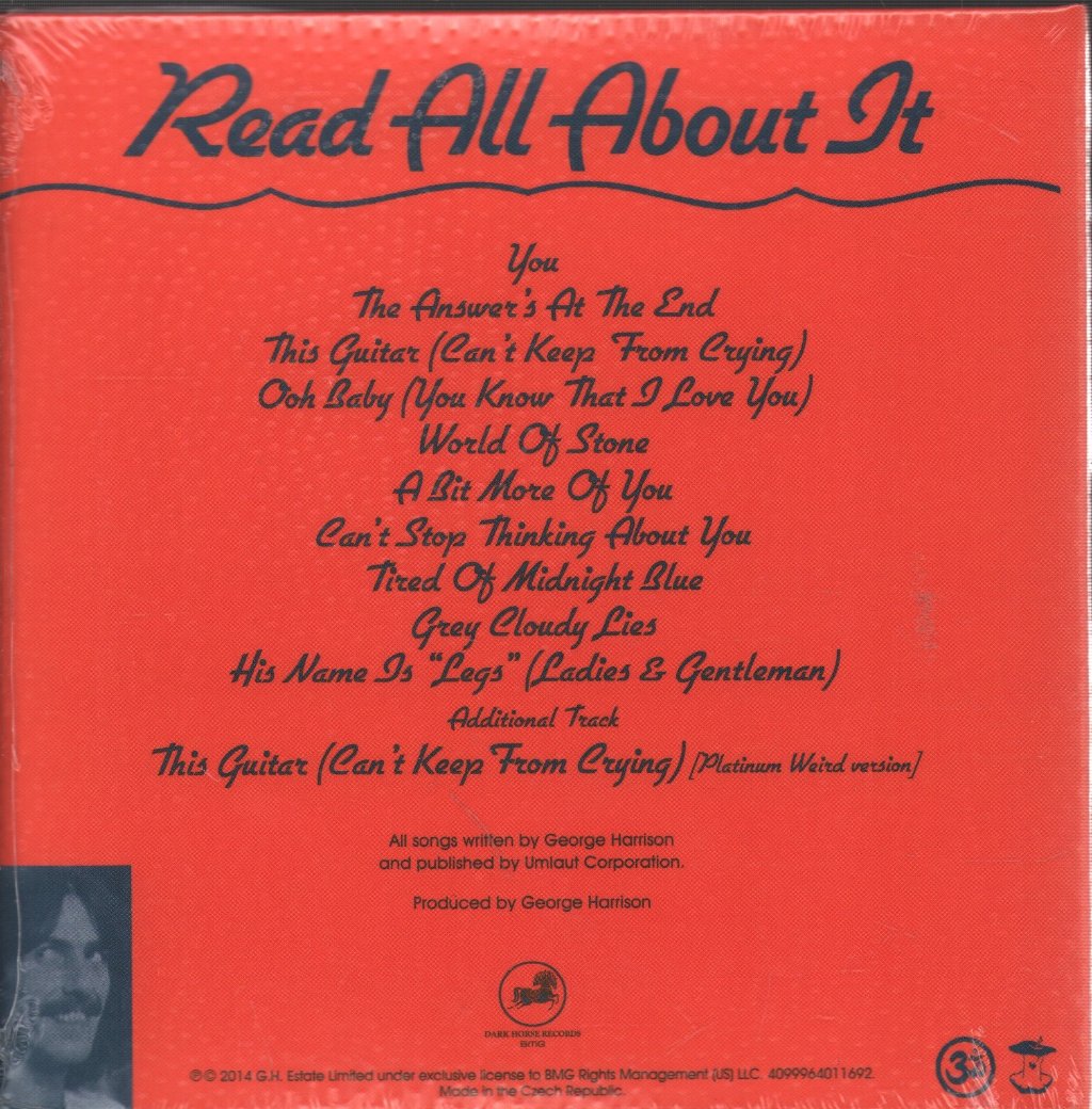 George Harrison - Extra Texture - Cd