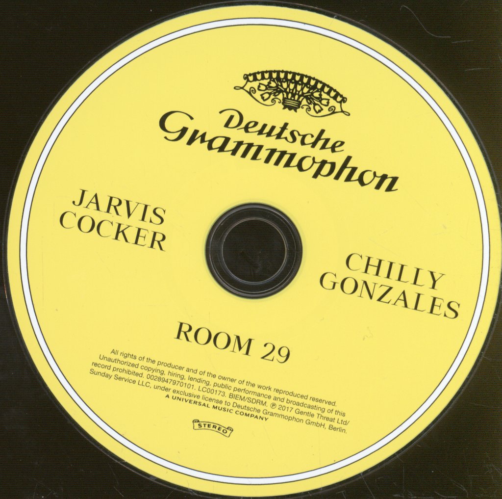 Jarvis Cocker And Chilly Gonzales - Room 29 - Cd