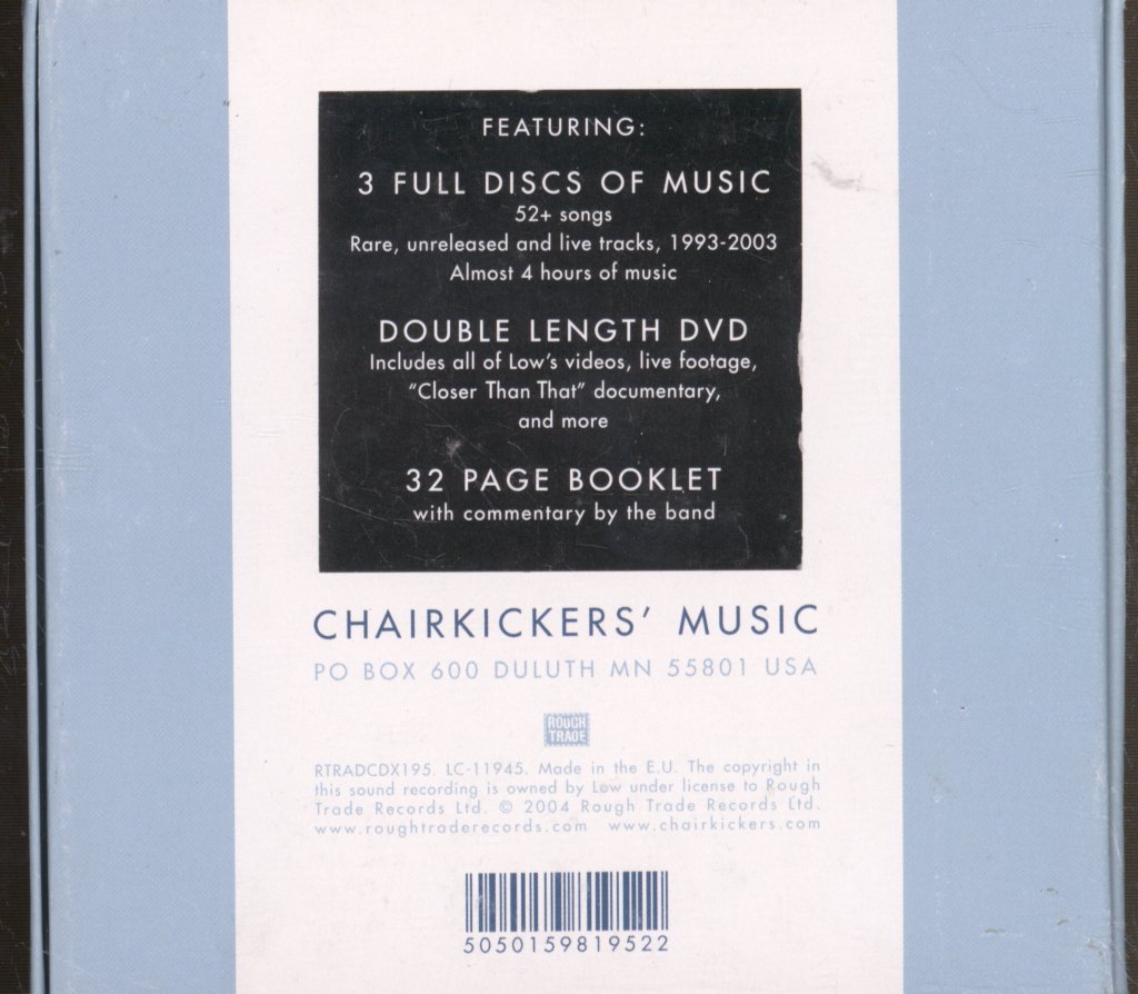 Low - A Lifetime Of Temporary Relief - 10 Years Of B-Sides & Rarities - Cd/Dvd