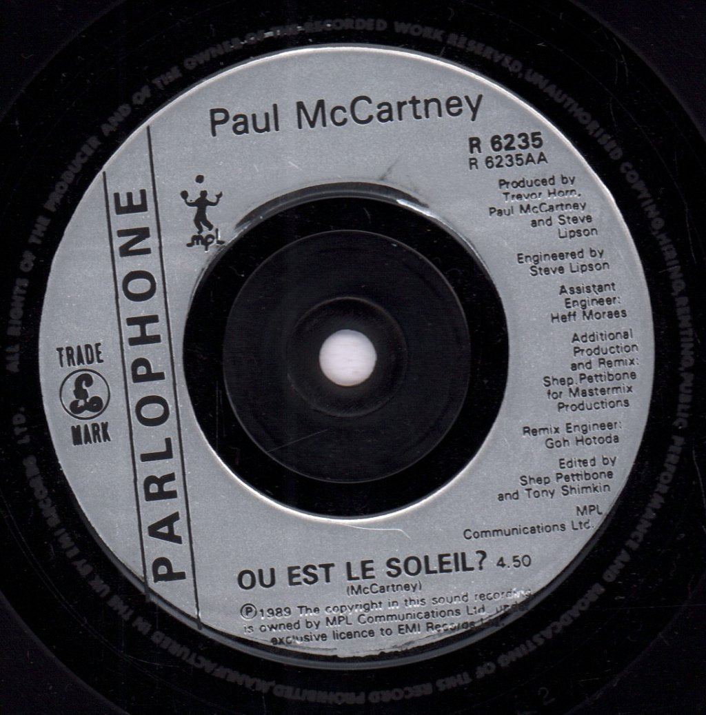Paul McCartney - Figure Of Eight - 7 Inch
