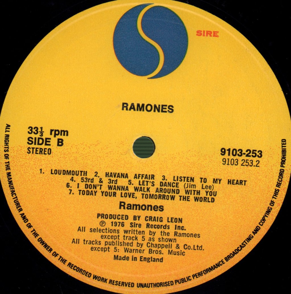 Ramones - Ramones - Lp