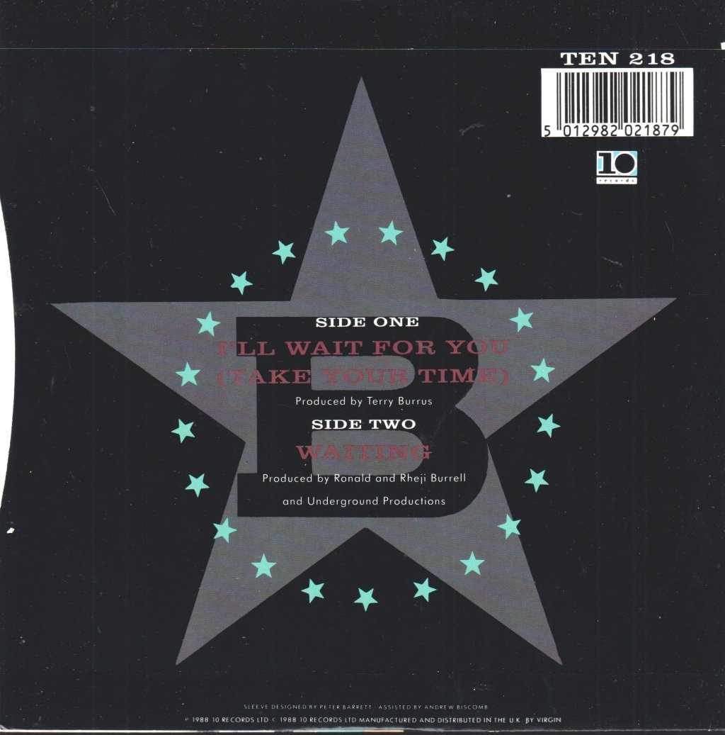 Burrell - I'll Wait For You (Take Your Time) - 7 Inch