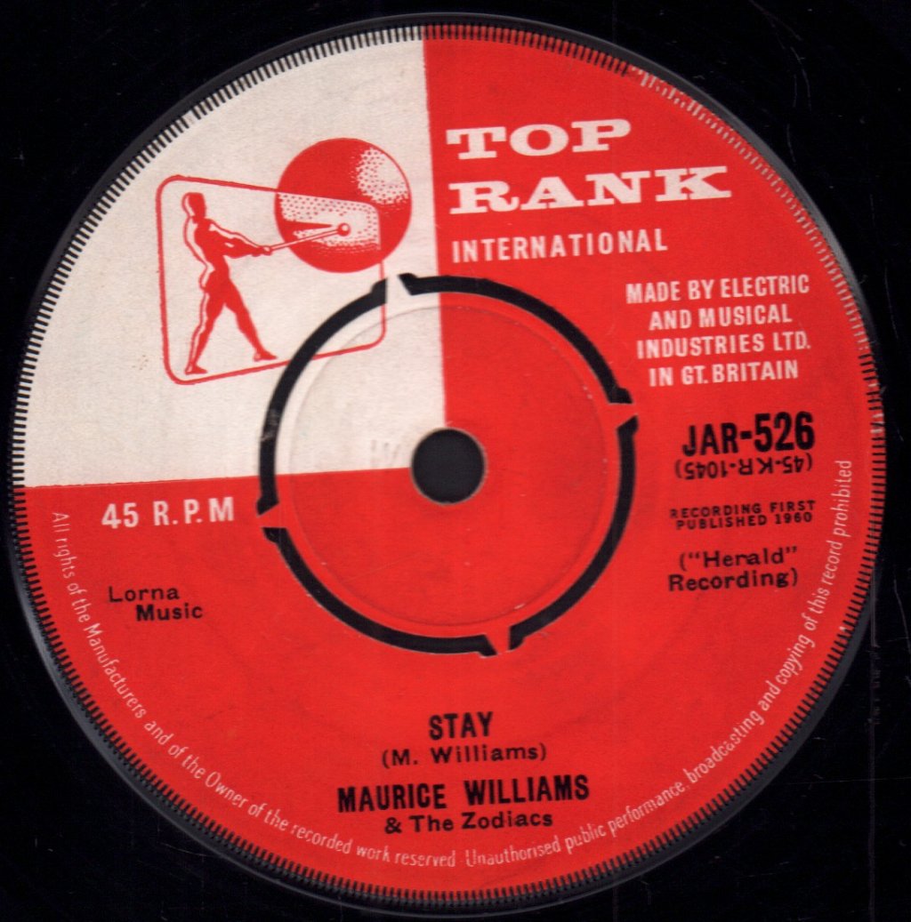 Maurice Williams And The Zodiacs - Stay - 7 Inch