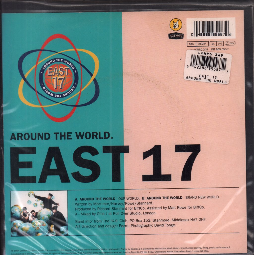 East 17 - Around The World - 7 Inch