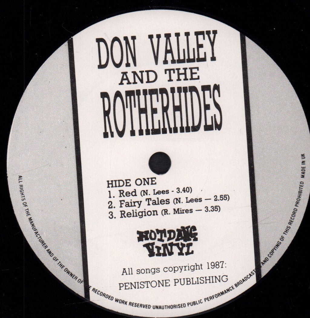Don Valley And The Rotherhides - I'm So Far In The Red I'm Blue - Lp