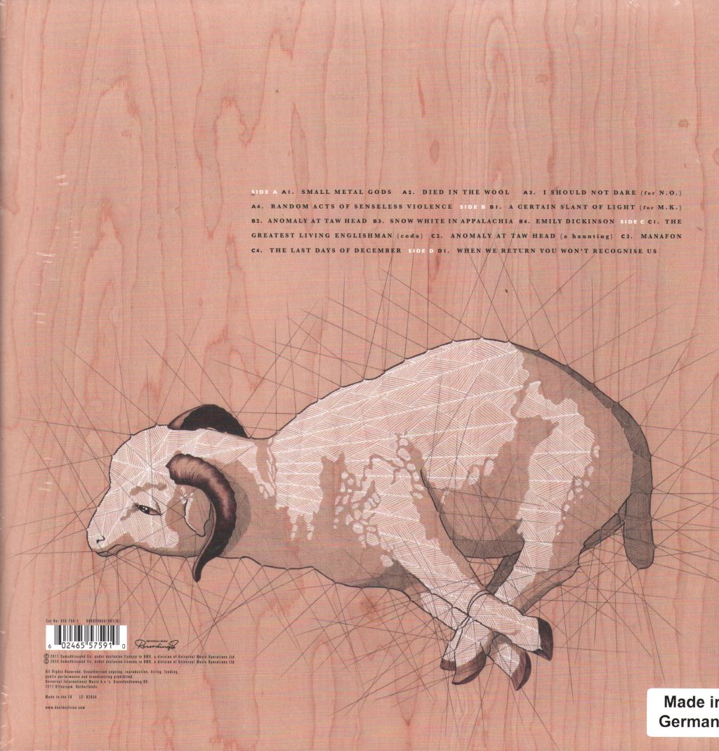 David Sylvian - Died In the Wool (Manafon Variations) - Double Lp