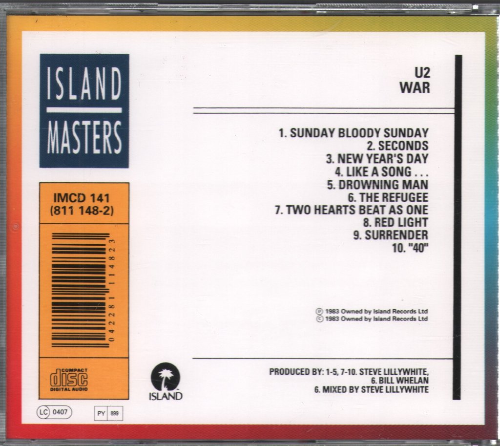U2 - War - Cd