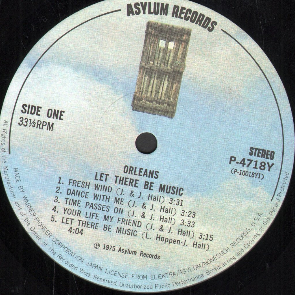 Orleans - Let There Be Music - Lp