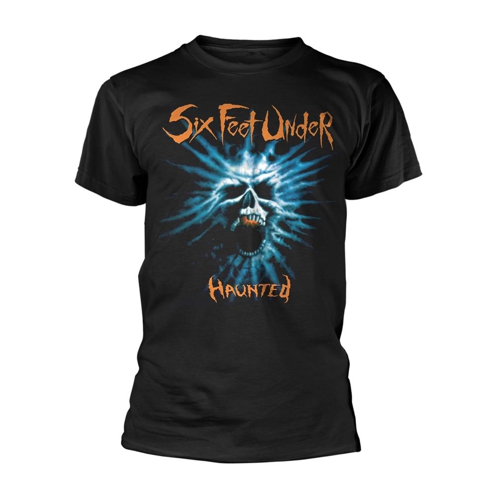 Mythic Sunship - Six Feet Under T Shirt Haunted Band Logo Official Mens Black Xxl - T Shirt