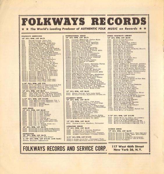 Leadbelly - Leadbelly's Legacy Volume 3: Early Recordings - 10 Inch