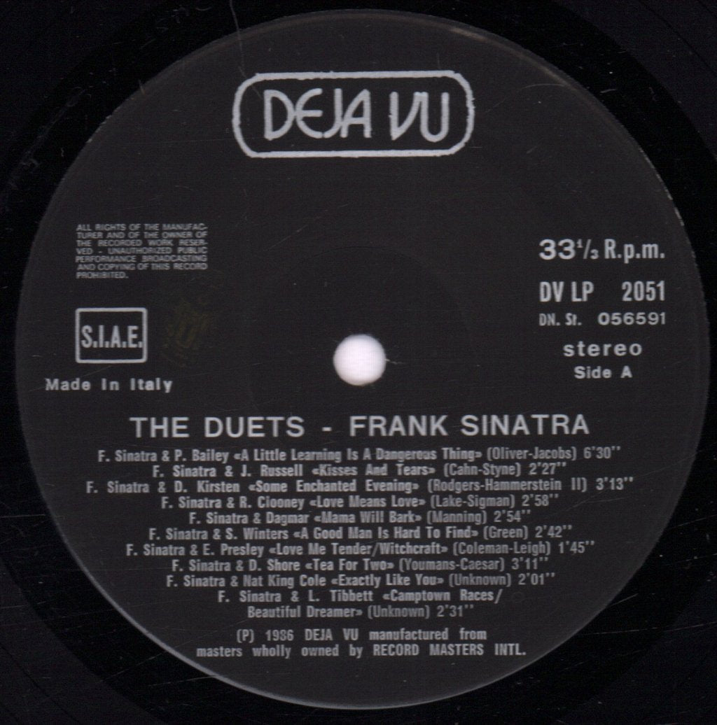 Frank Sinatra - Duets - Lp