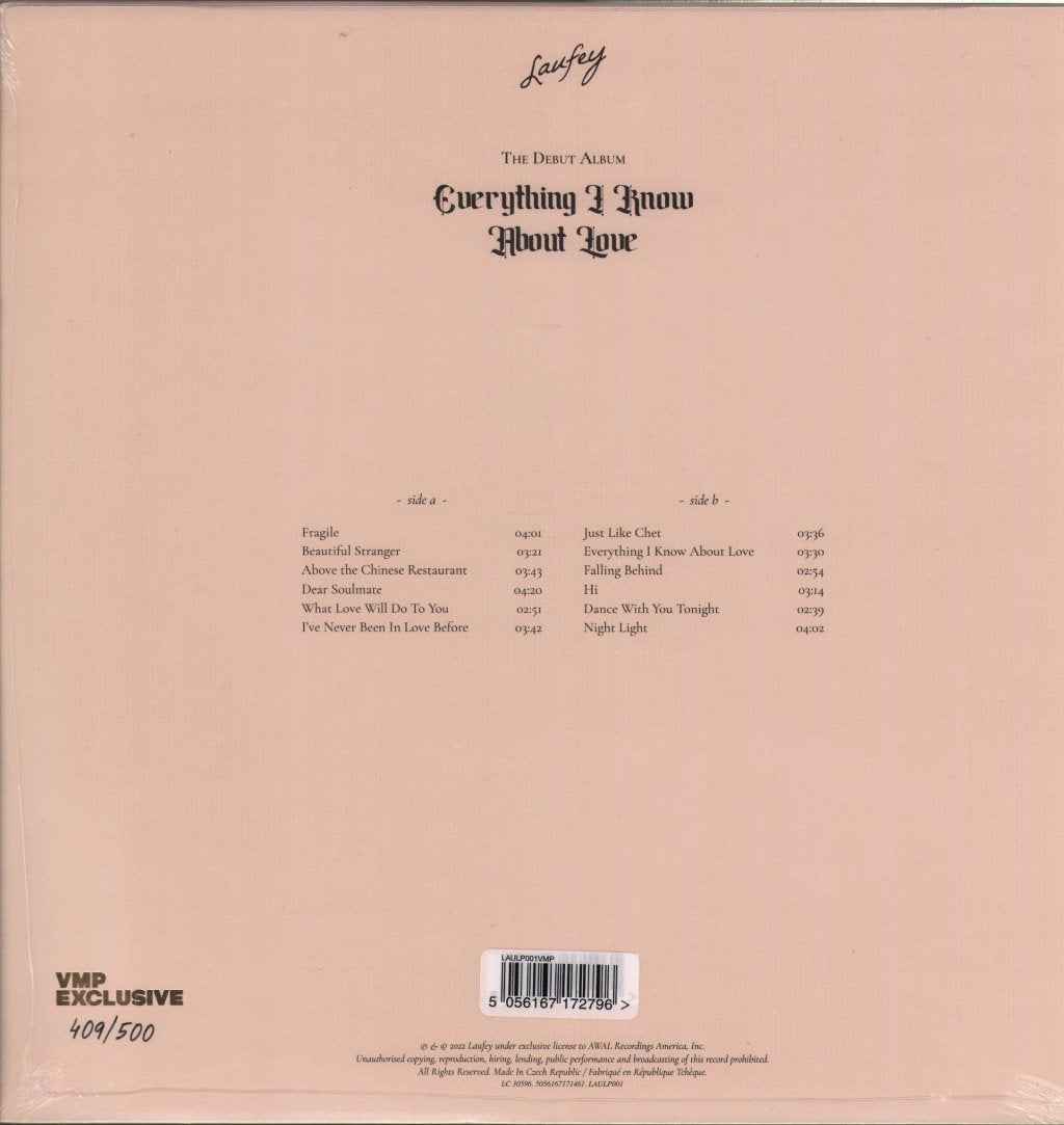 Laufey - Everything I Know About Love - Lp