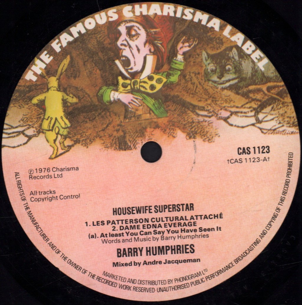 Barry Humphries - Housewife Superstar - Lp