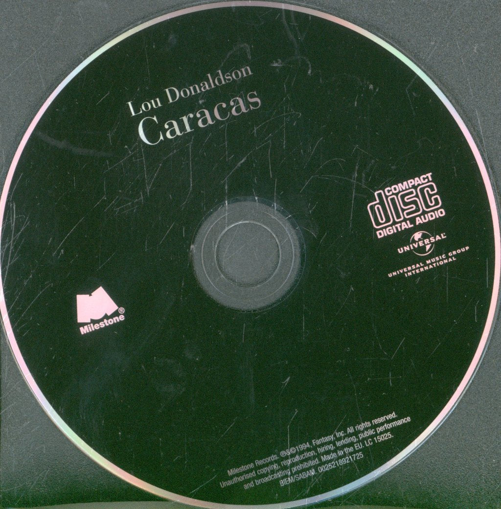 Lou Donaldson - Caracas - Cd